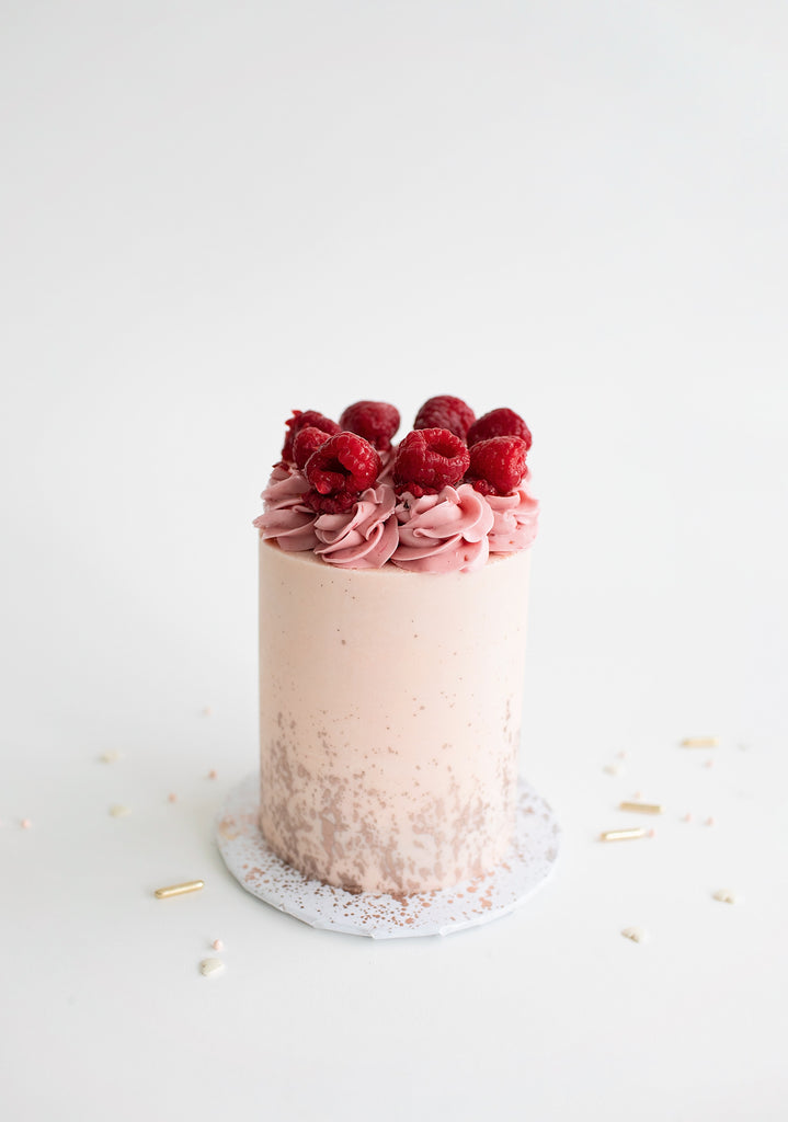 Lemon Raspberry Mini Cake – GD Cakes