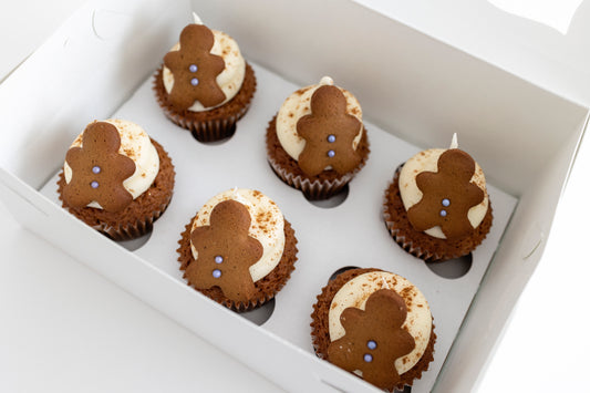 Ginger Bread Cupcakes Gift Box