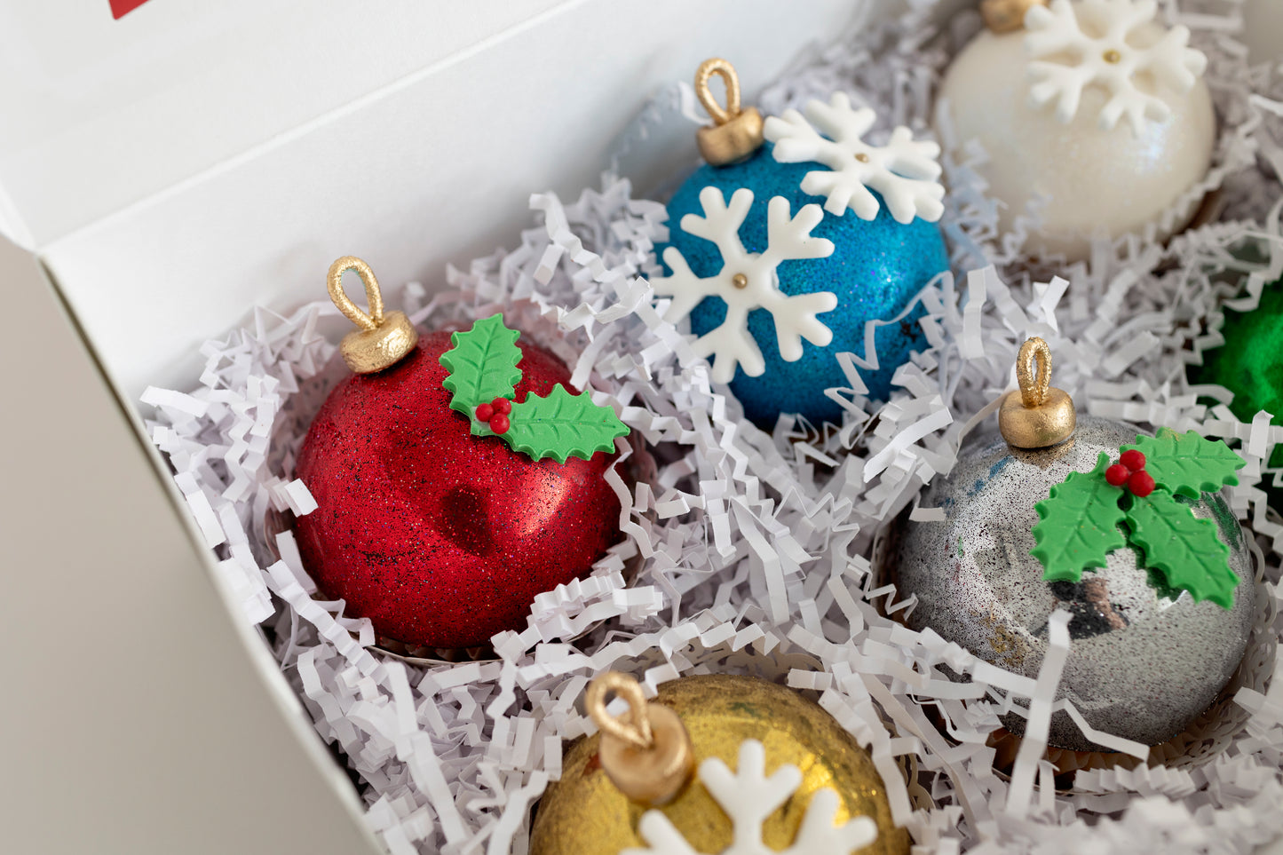 Ornament Cupcakes- Box of 6