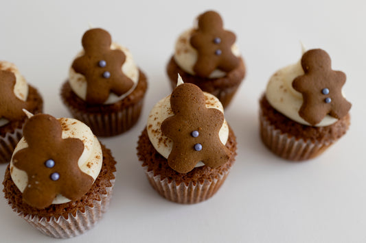 Ginger Bread Cupcakes Gift Box