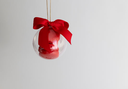 Filled Clear Ball Ornaments