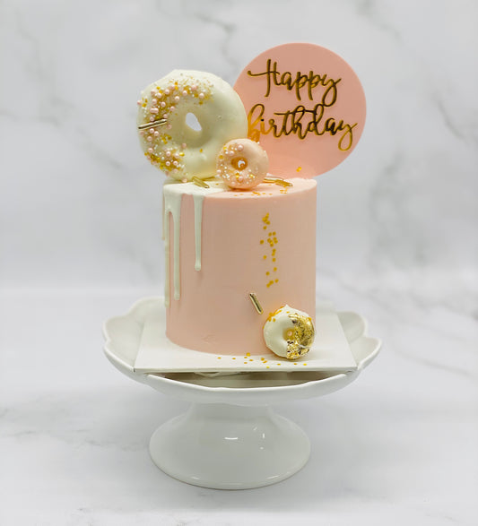 Ganache Cake Style: Donuts